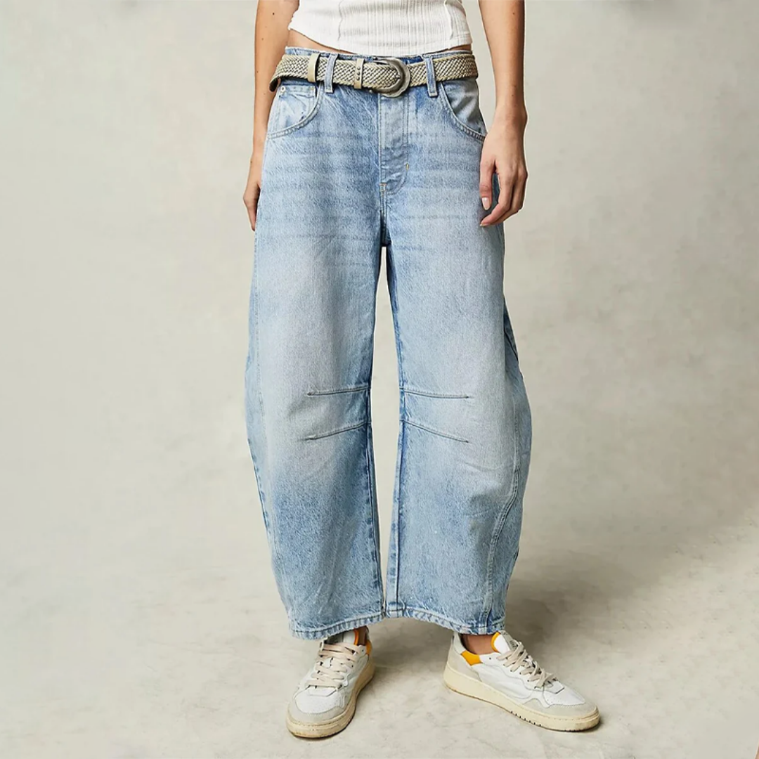 Women Relaxed Wide-Leg Utility Pants | Heaven