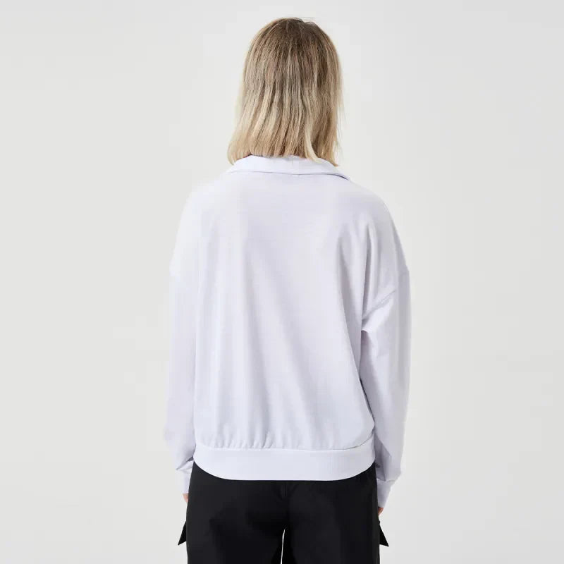 Women Minimalist Zip-Up Sweatshirt | Desirelle