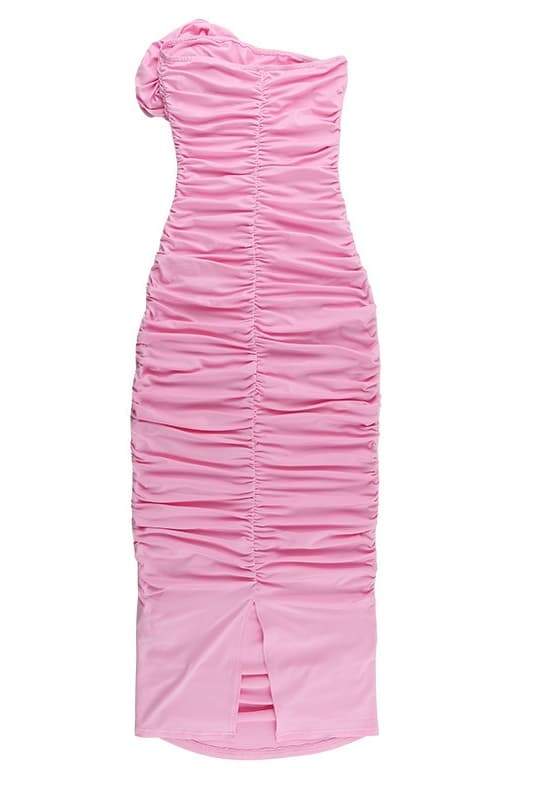 Women Ruched Floral Midi Dress | Zella