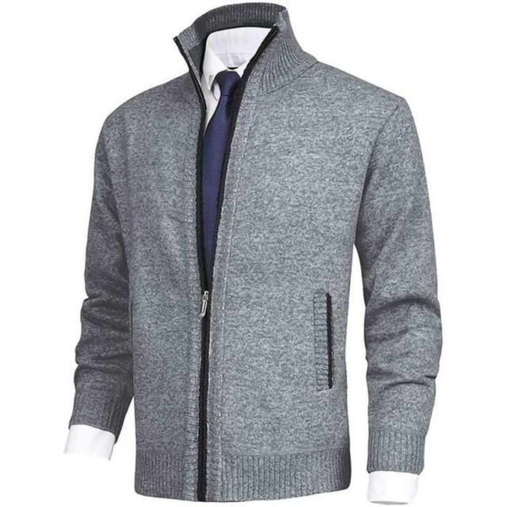 Trendy men's full-zip cardigan | Sylas