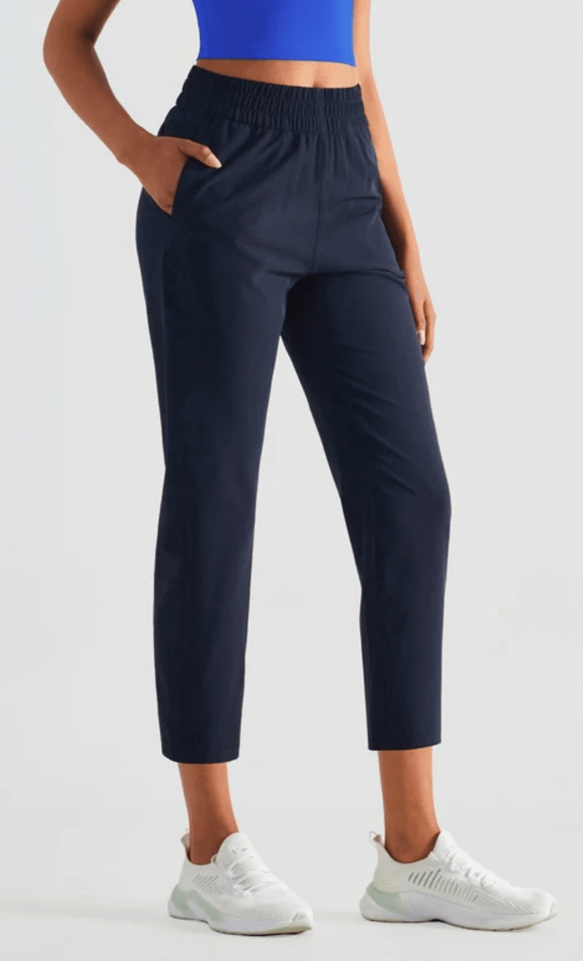 Variant image for Women High Waist Yoga Pants Black Dry Fit | Lustry-5