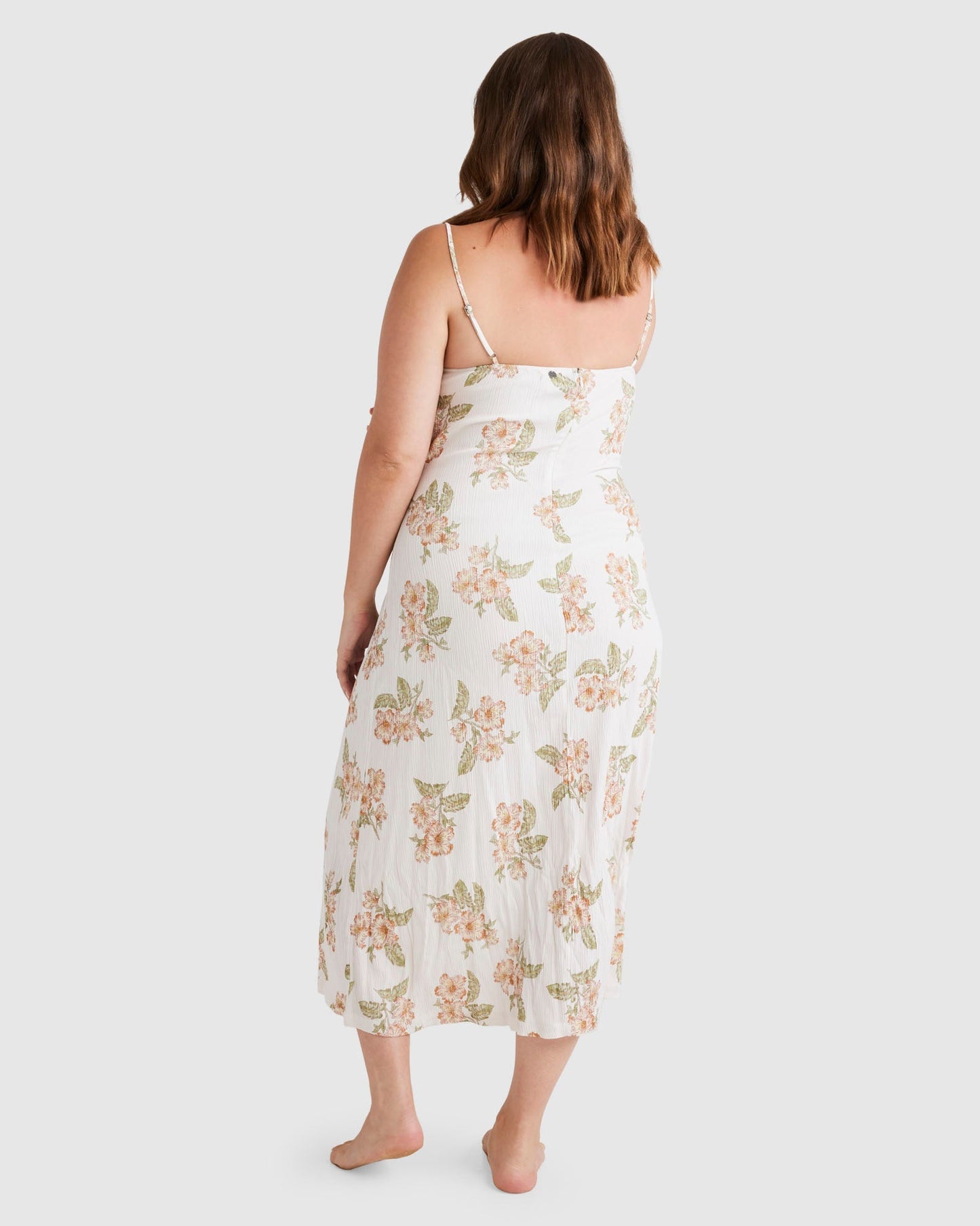 Women Floral Lace-Trim Maxi Dress | Amelia
