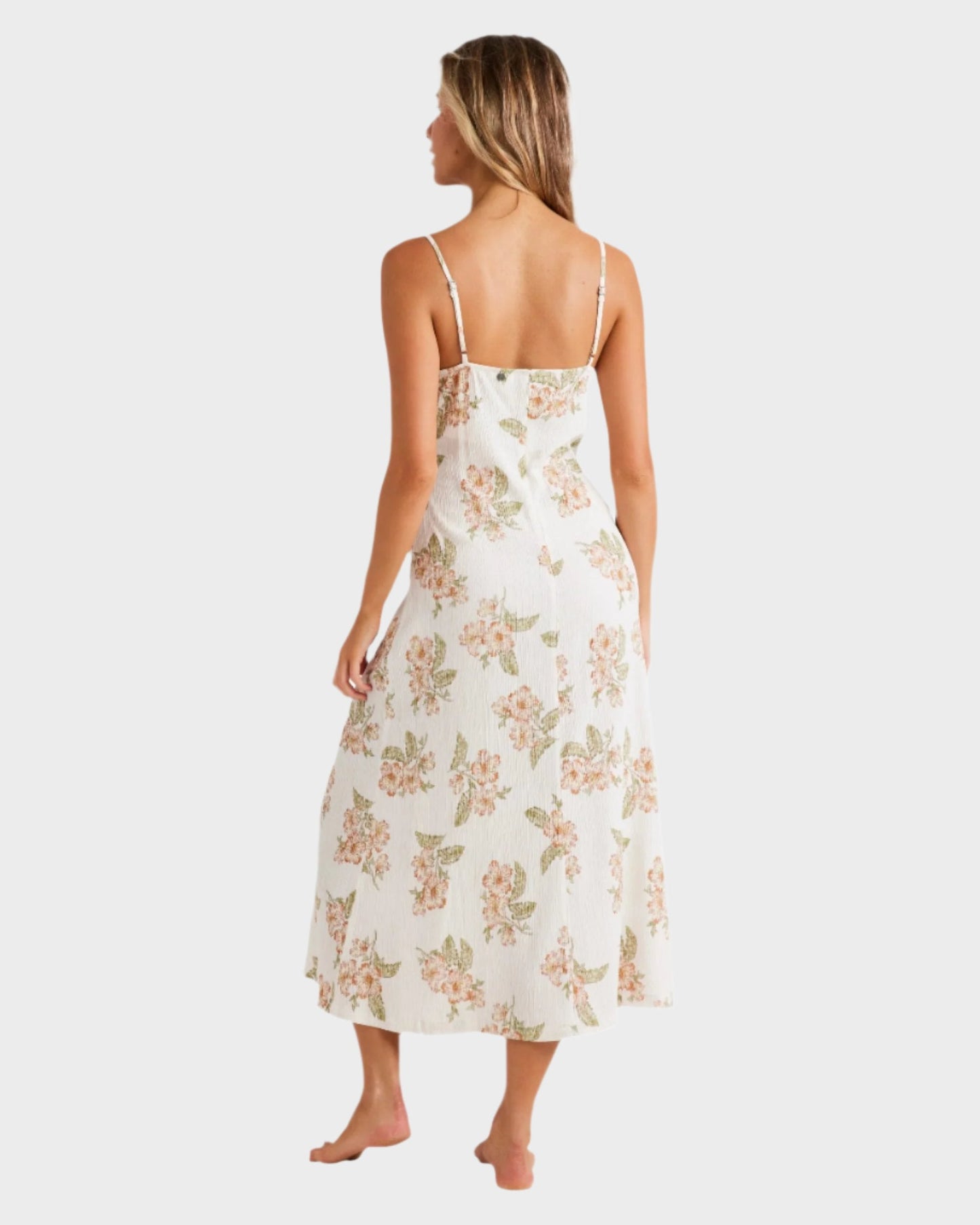 Women Floral Lace-Trim Maxi Dress | Amelia