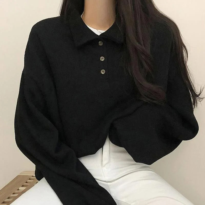 Variant image for Women Sweater Grey Knit | Emma-6