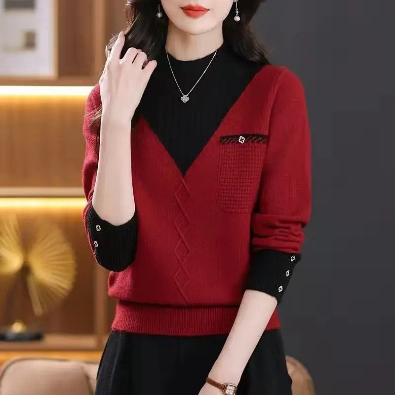 Variant image for Women Sweater Multicolor Knit | Margaret-11
