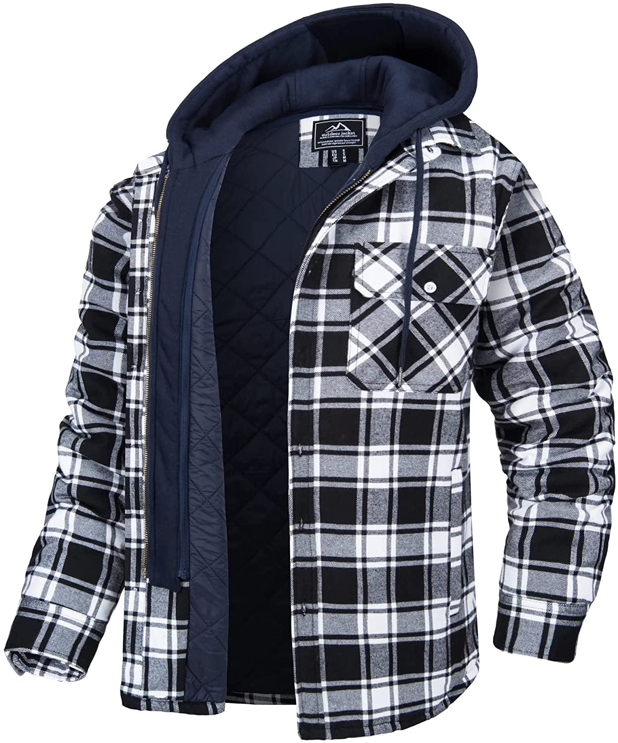Jules | Stylish Checkered Winter Coat for Cold Weather for Men