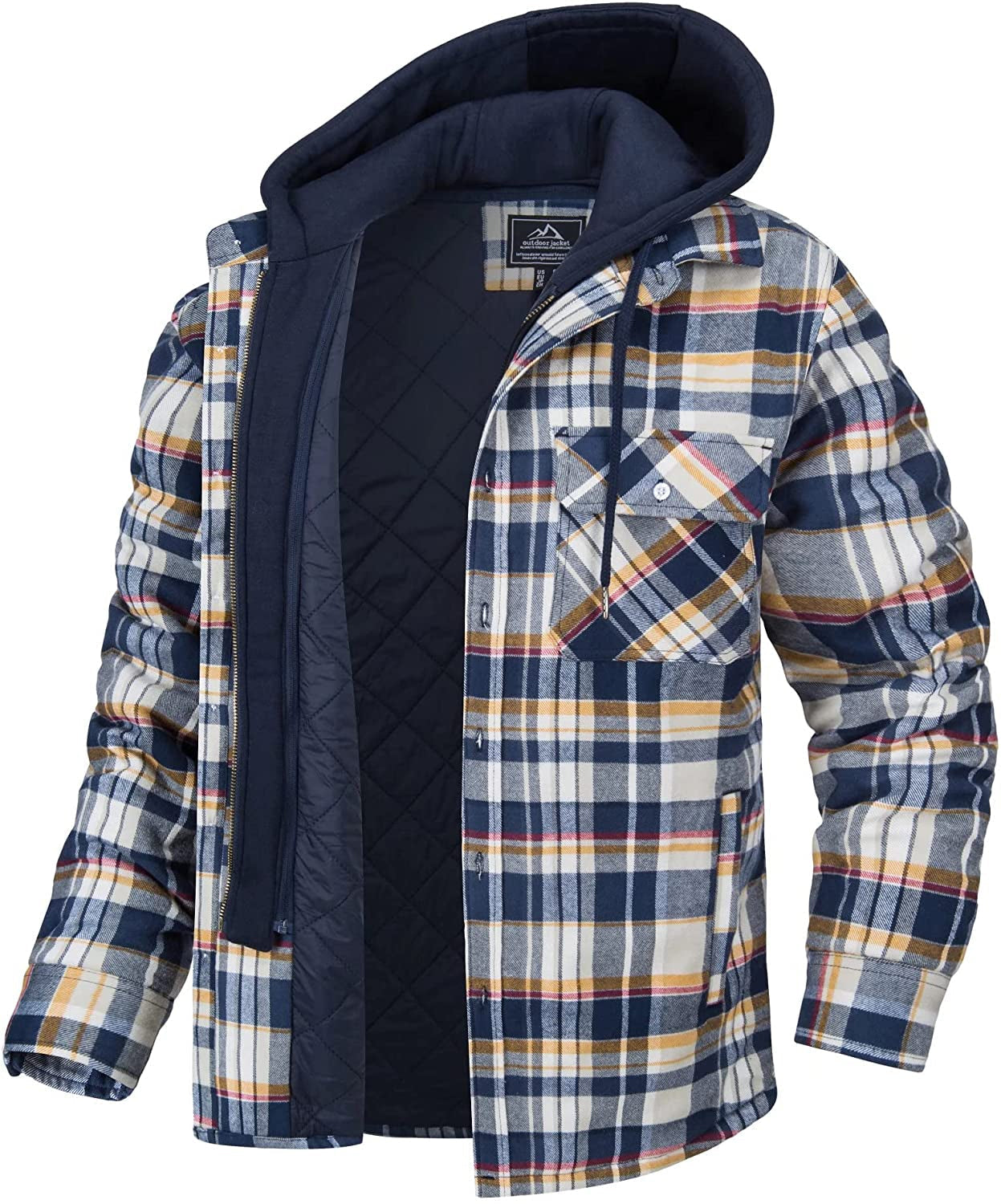 Jules | Stylish Checkered Winter Coat for Cold Weather for Men