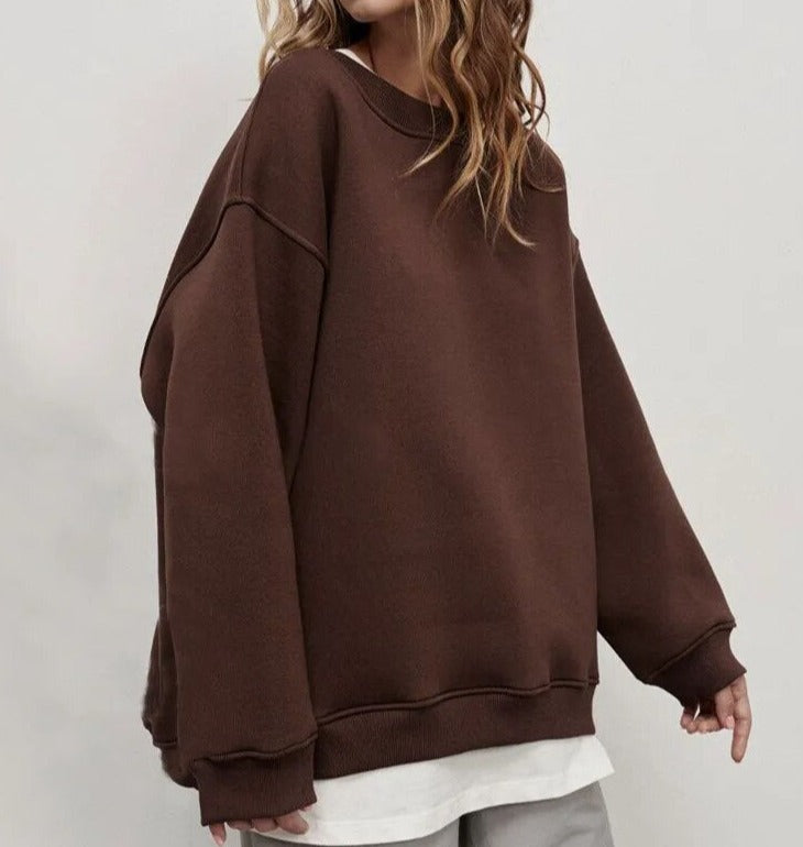 Women Oversized Crewneck Sweatshirt | Vanna