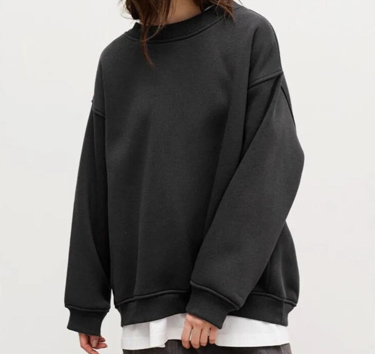 Women Oversized Crewneck Sweatshirt | Vanna