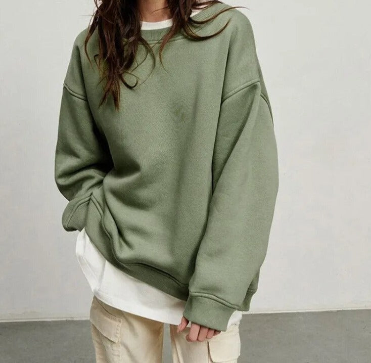 Women Oversized Crewneck Sweatshirt | Vanna