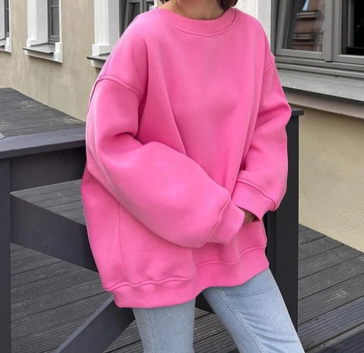 Women Oversized Crewneck Sweatshirt | Vanna