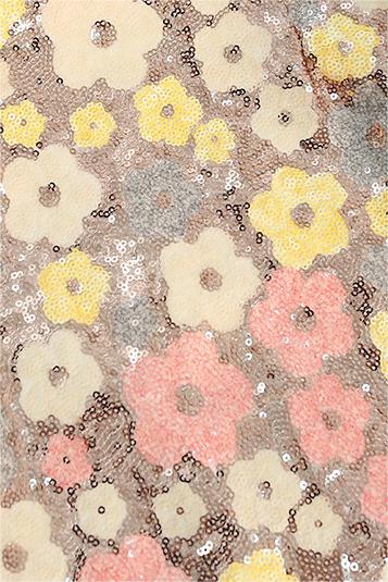Women Floral Sequin Mini Skirt | Kaylee