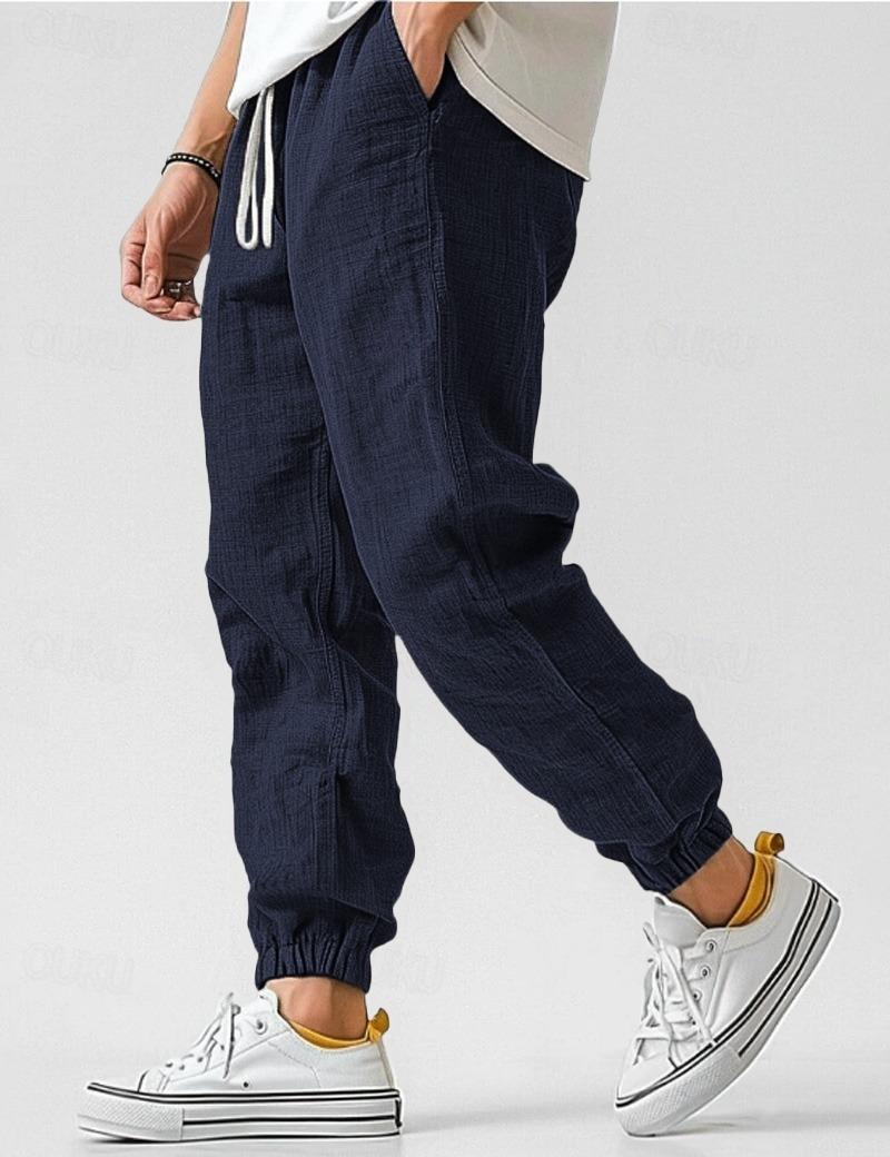Men Breathable Linen Summer Pants | Mitchell