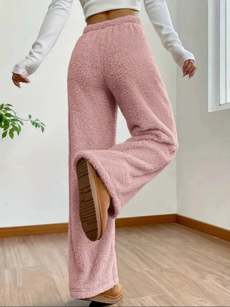 Women Cozy Fleece Lounge Pants | Aceline