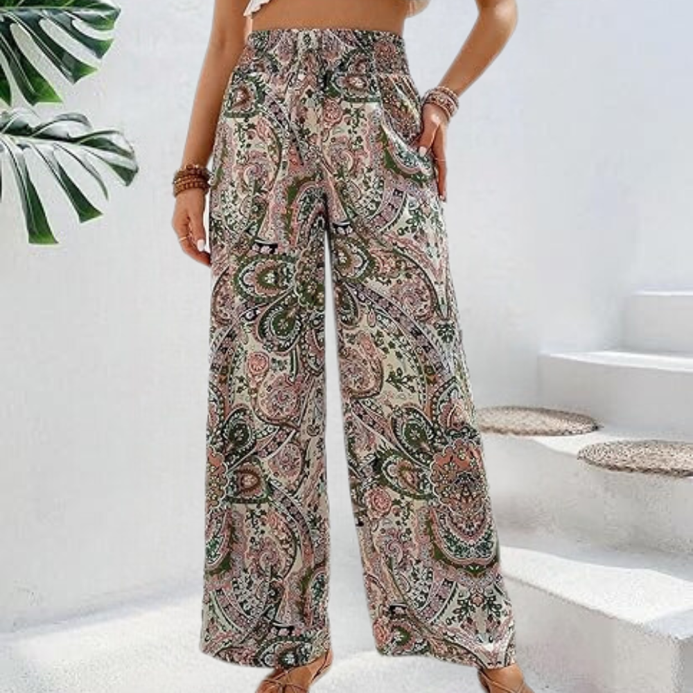 Women Boho Wide-Leg Pants | Aderyn