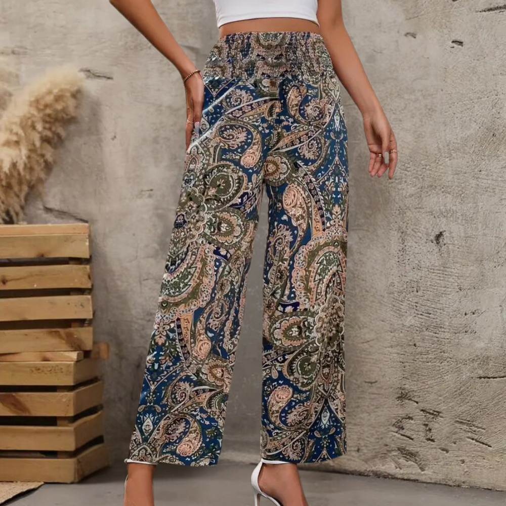Women Boho Wide-Leg Pants | Aderyn