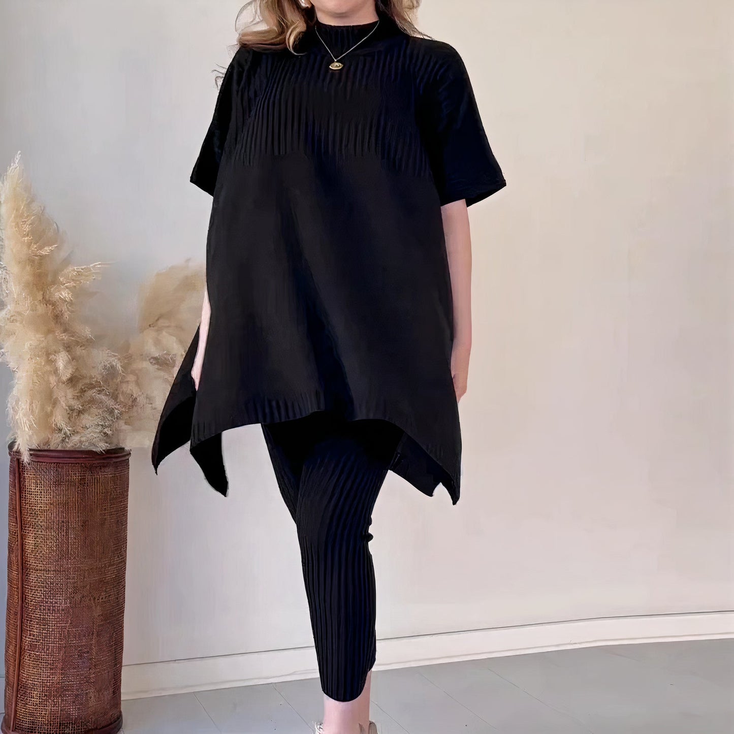 Women Relaxed Knit Two-Piece Set | Rhonda