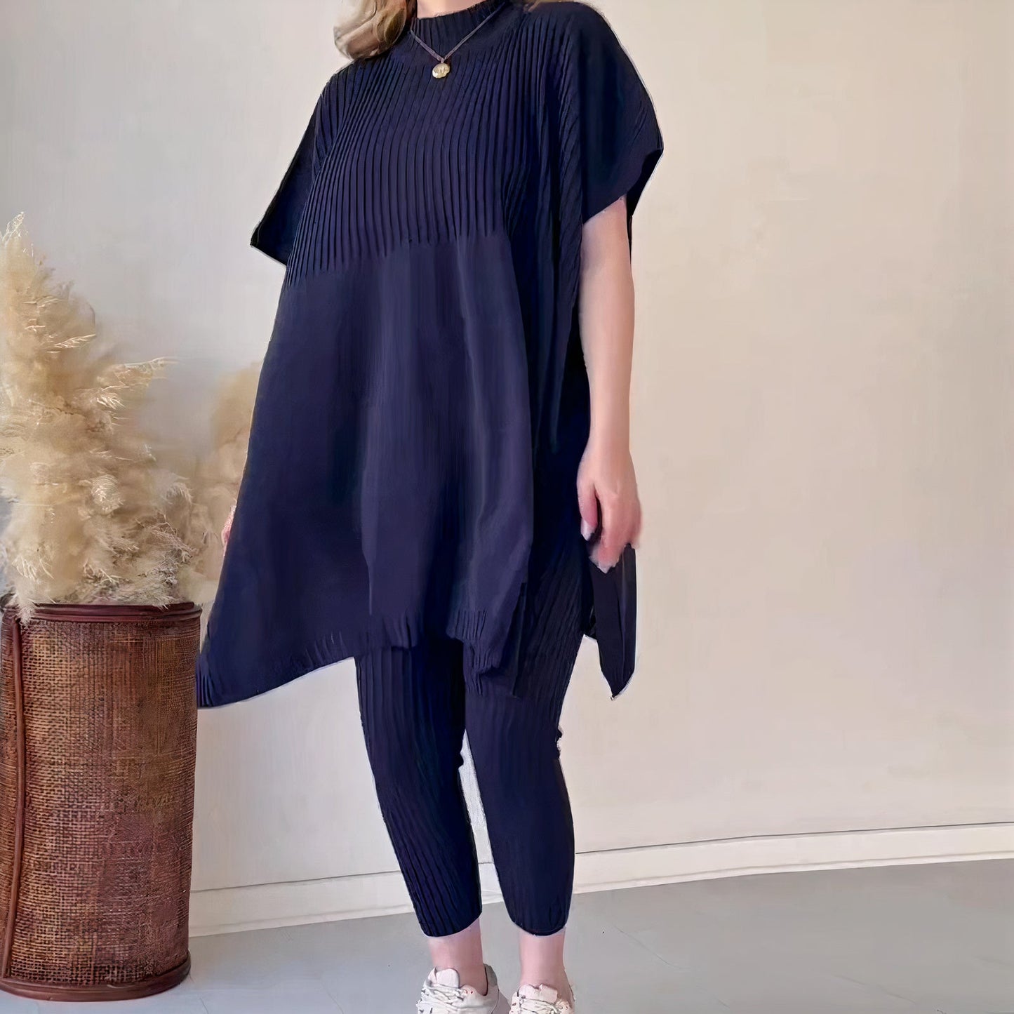 Women Relaxed Knit Two-Piece Set | Rhonda