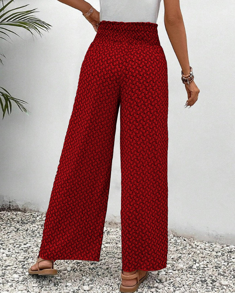 Women's Pants with Geometric Print | Suzy