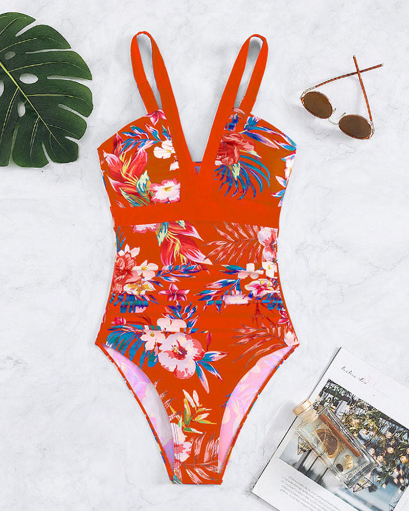 Floral One-Piece Swimsuit | Helena