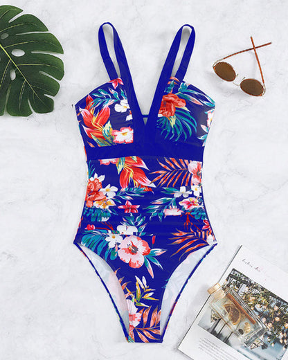 Floral One-Piece Swimsuit | Helena