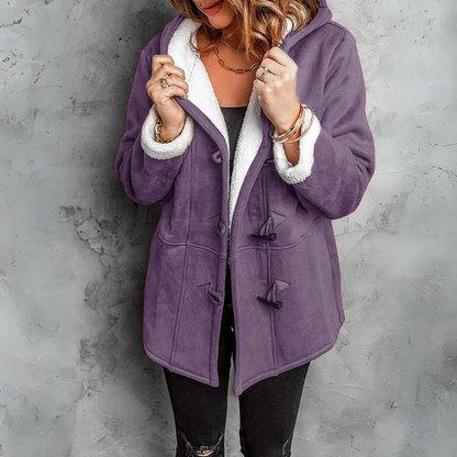 Toggle Button Sherpa Coat | Deni