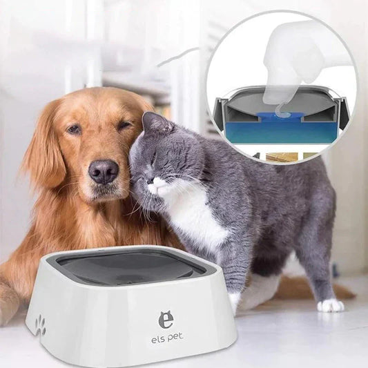 Dog Water Bowl Anti-Splash BPA-Free Plastic | Pawsip-1