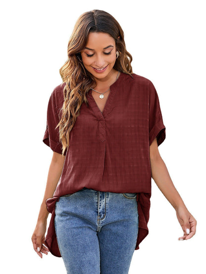 Casual V-Neck Blouse | Samara