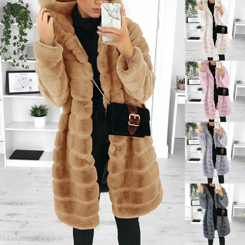 Luxe Faux Fur Coat | Adalyn