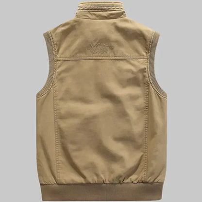 Men's Utility Vest Black Polyester | Steffen-5