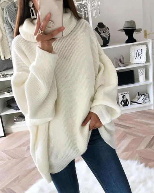 Women Oversized Turtleneck Sweater | Gwendolyn