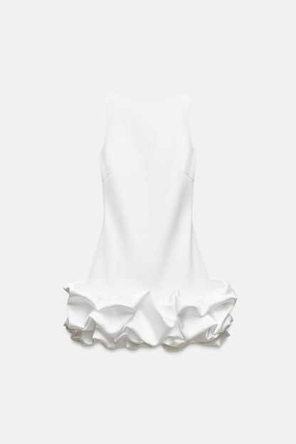 Ruffle Hem Mini Dress | Halcyon