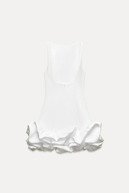 Ruffle Hem Mini Dress | Halcyon