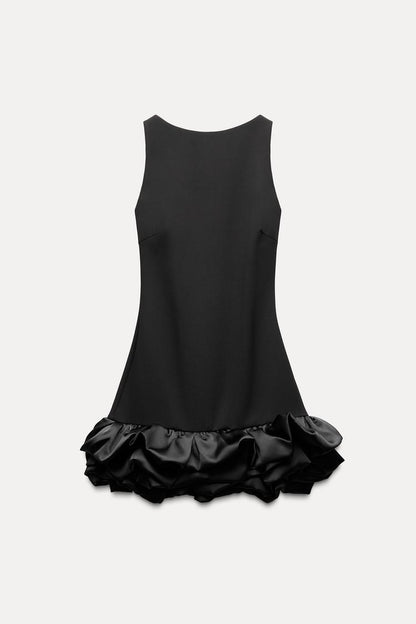 Ruffle Hem Mini Dress | Halcyon