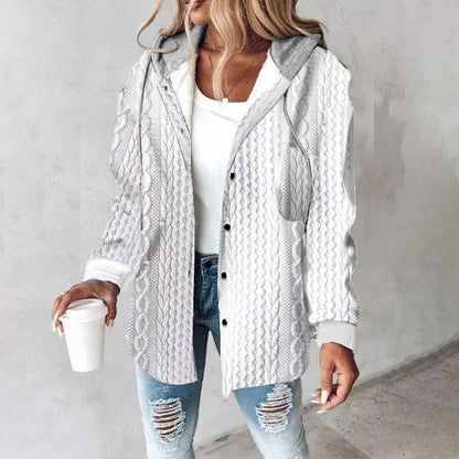 Plaid Hoodie Jacket | Krista