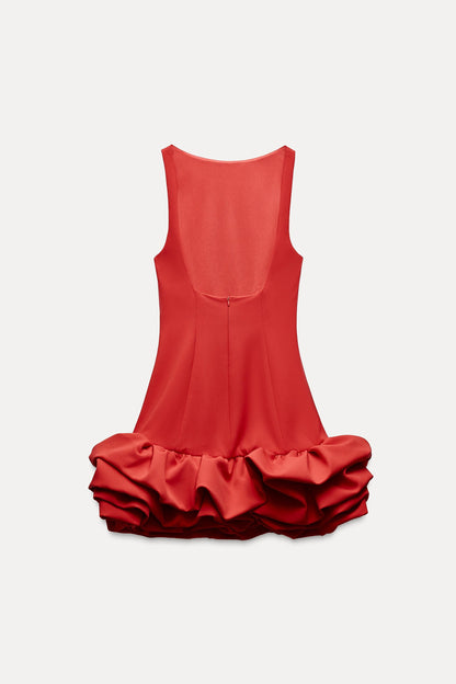 Ruffle Hem Mini Dress | Halcyon