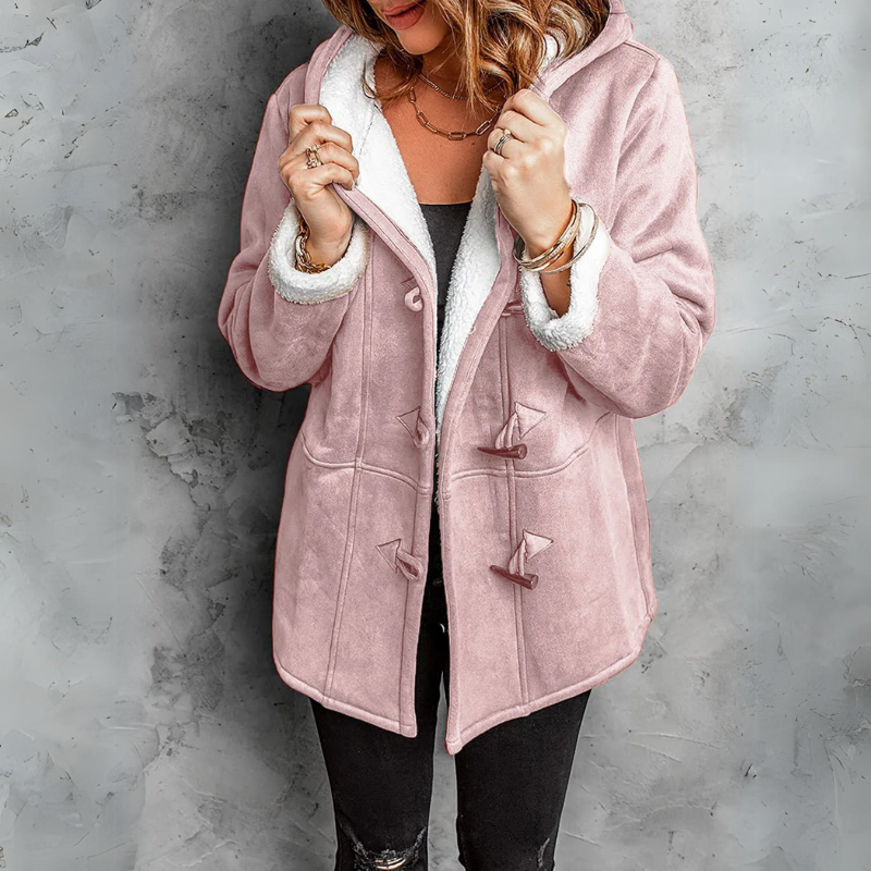 Toggle Button Sherpa Coat | Deni