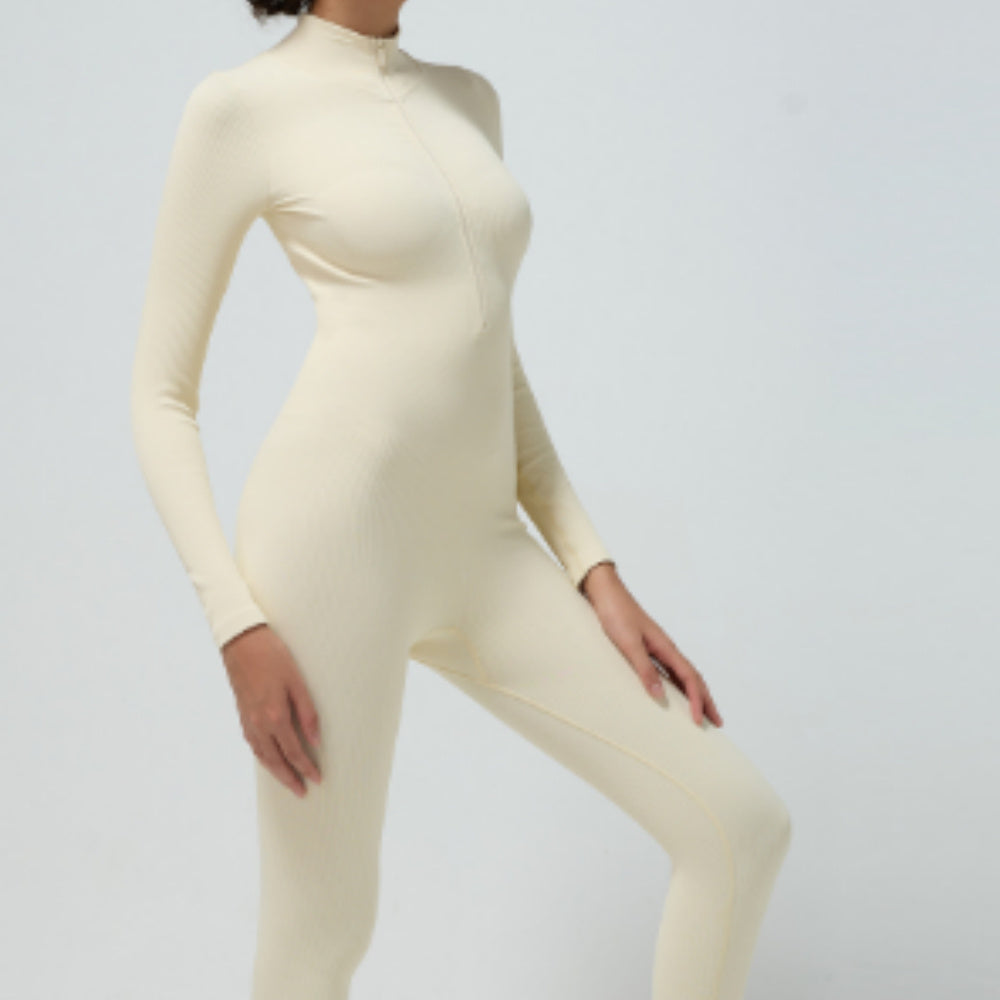 Variant image for Women Jumpsuit Milk White Nylon | Elegant-1