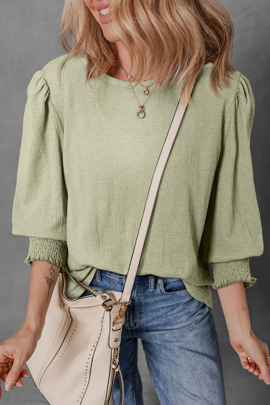 Women Textured Half Sleeve Blouse | Marcelle