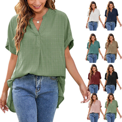 Casual V-Neck Blouse | Samara