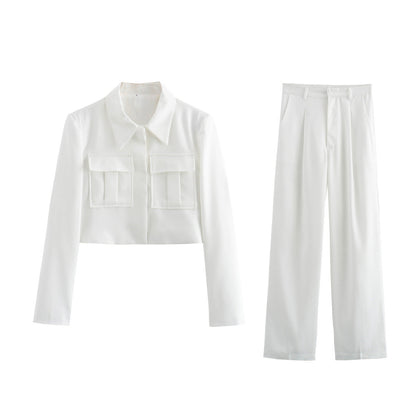 Women Cropped Utility Jacket | Denise