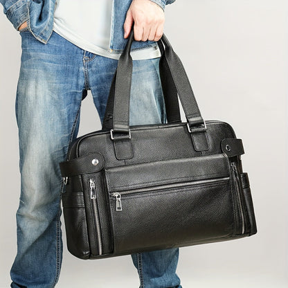 Men’s Leather Travel Bag | Ethan