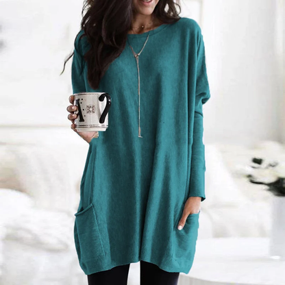 Women Oversized Pocket Tunic | Rachel