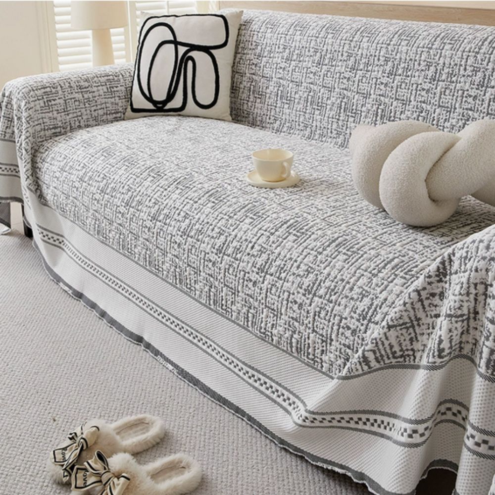 Variant image for Sofa Cover Stretchable Ice Silk Neutral | Home Comfort-16