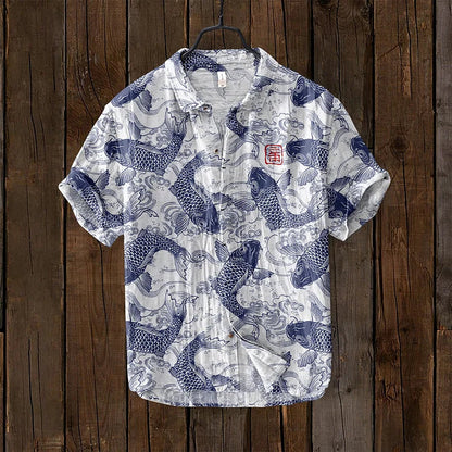 Variant image for Men's Casual Shirt Multi-Color Cotton | Jørgen-41