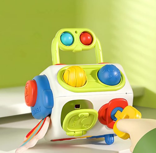 Toddler Activity Cube Multi-Sensory Toy | Discovery Cube-1