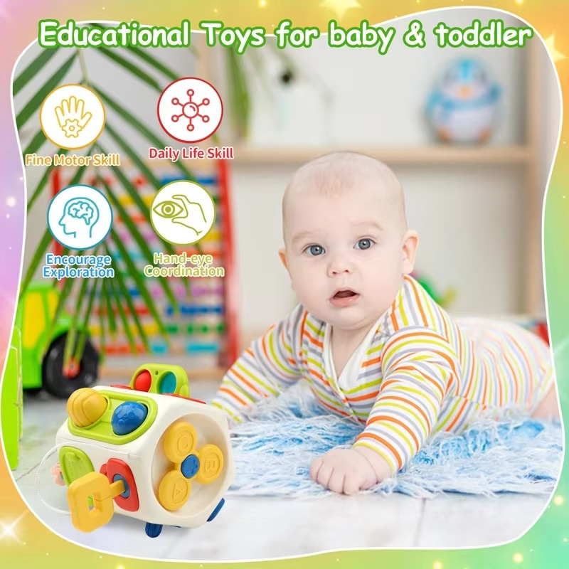 Toddler Activity Cube Multi-Sensory Toy | Discovery Cube-5