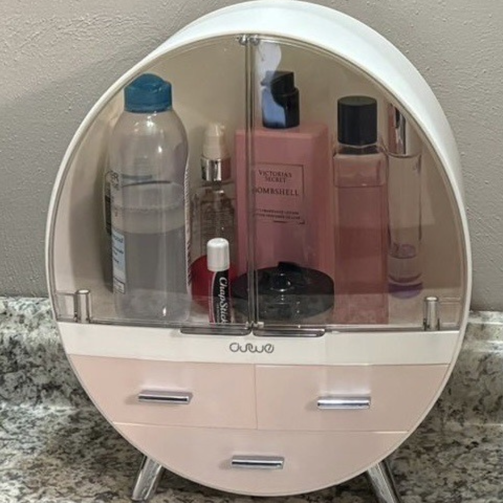 Cosmetics Organizer Clear Plastic with Drawers | Elegant Design 3