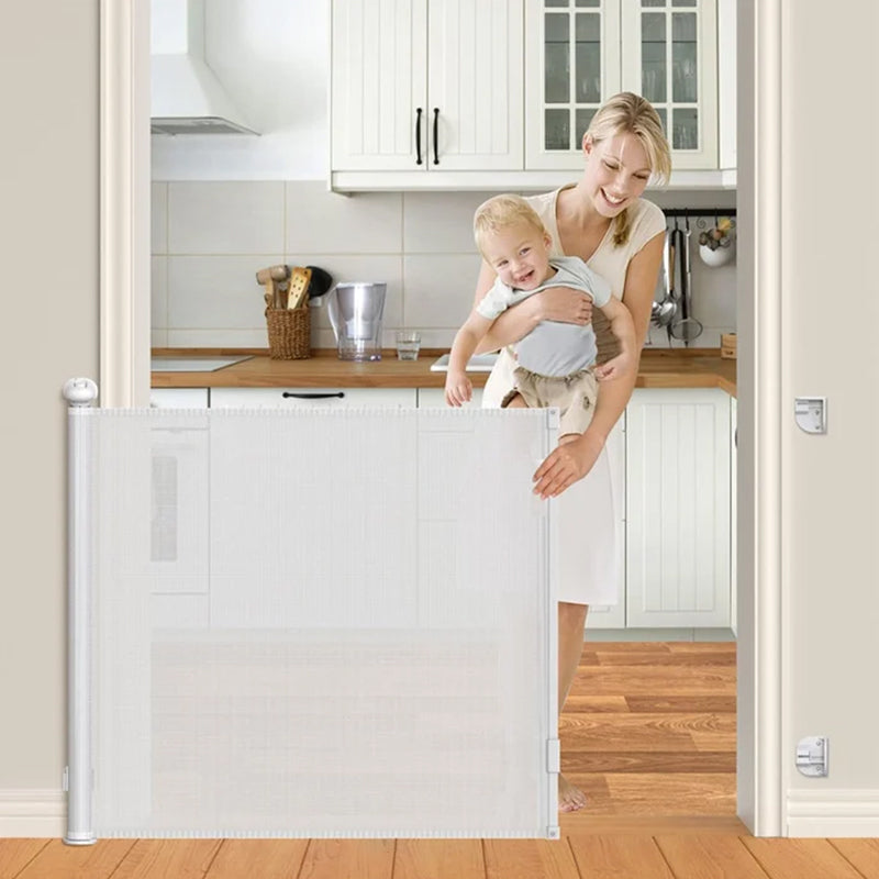 Pet Gate Foldable Barrier Non-Toxic Fabric | Guardian-6
