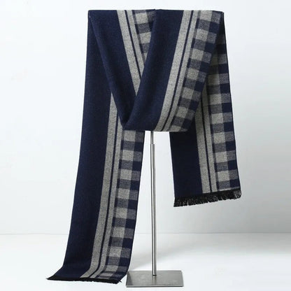 Men Elegant Plaid Scarf | Ian